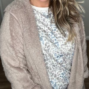 Hooded Fluffy Teddy Coat